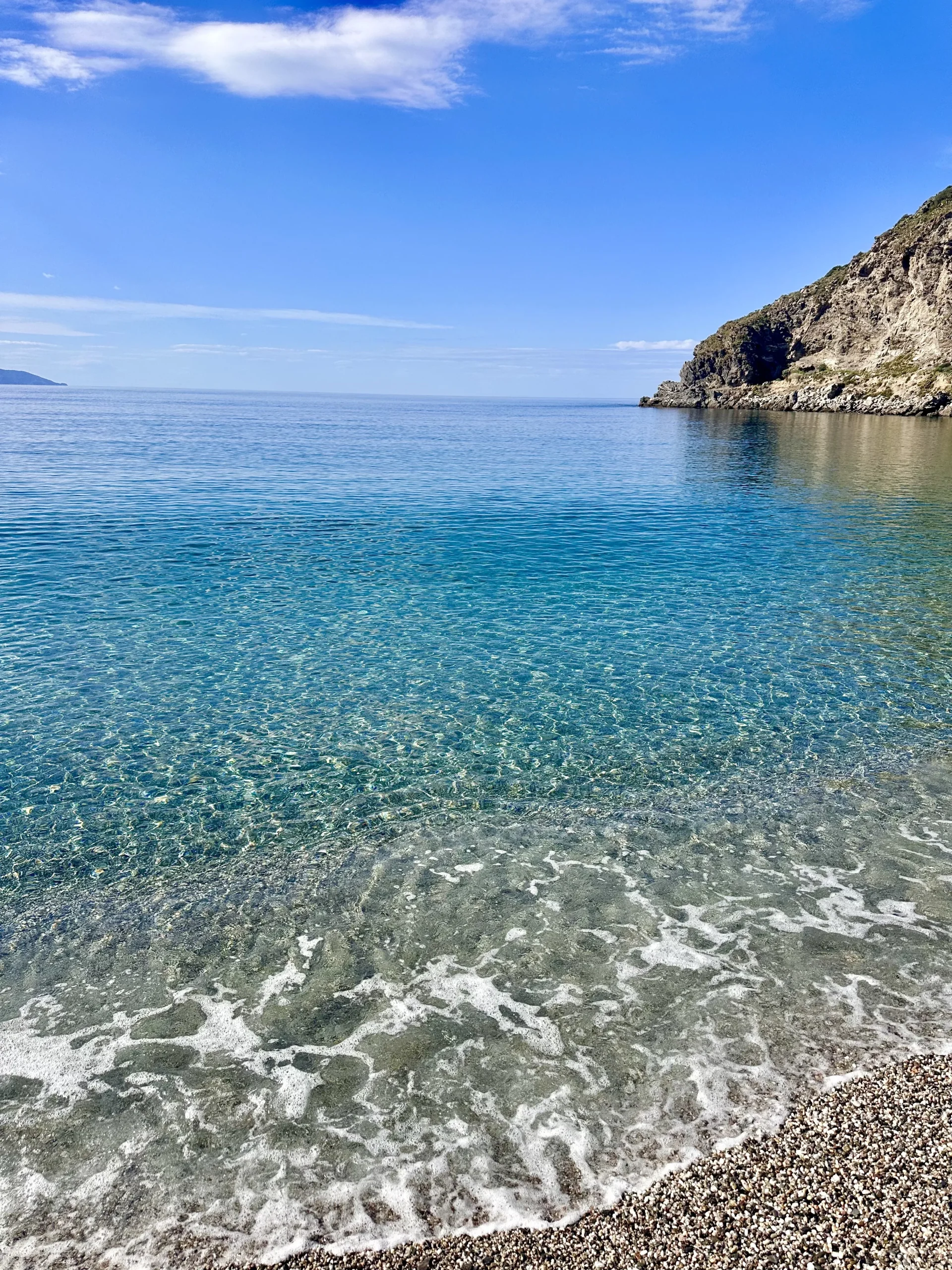 Spiaggia di Milazzo al tramonto